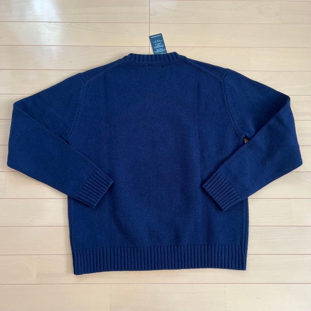 新品✨️激レア✨️POLO ラルフローレン ポロベア ニット セーター ネイビー M