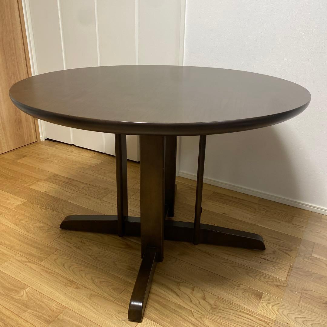 円形　ダイニングテーブル　直径100センチ※直接引取り希望