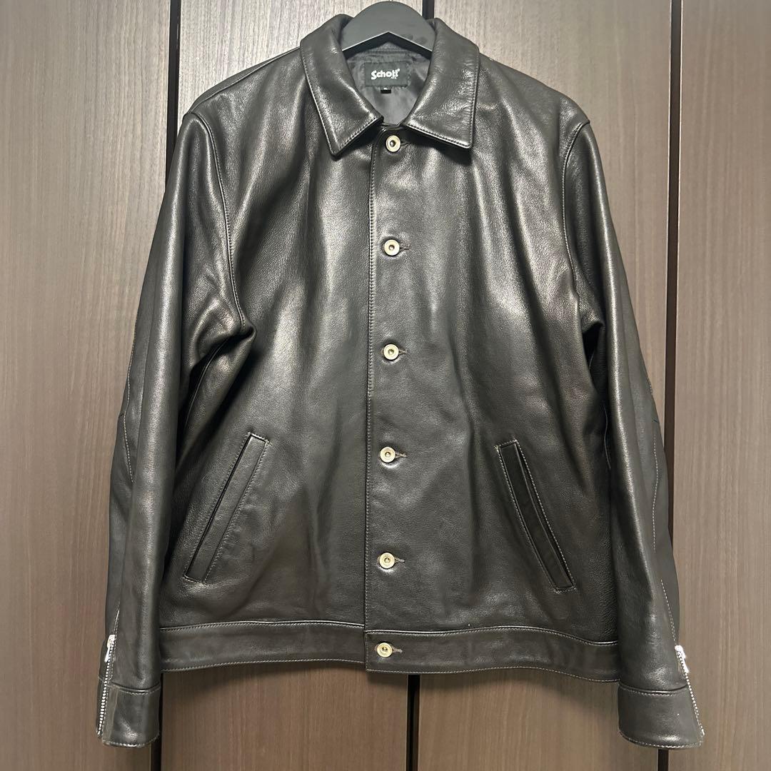 ジャケット・アウター Schott GOAT NEWBIE LEATHER JACKET