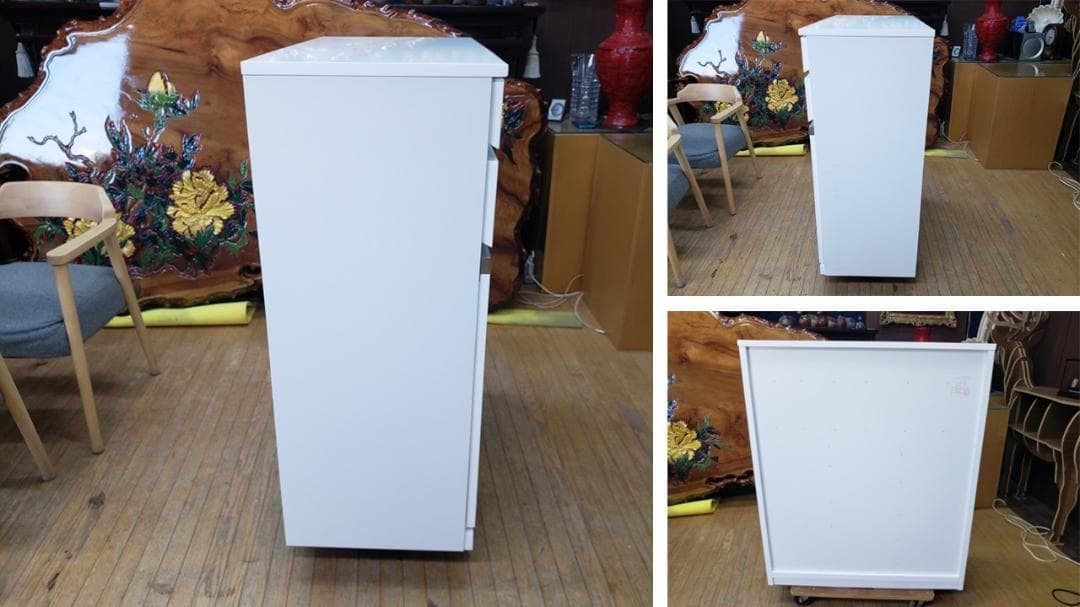 みっしー　美品　引き出し付き　３連ダストボックス