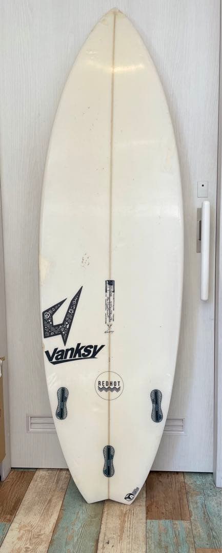 サーフボード　美品　justicesurfbord Vanksy RED HOT