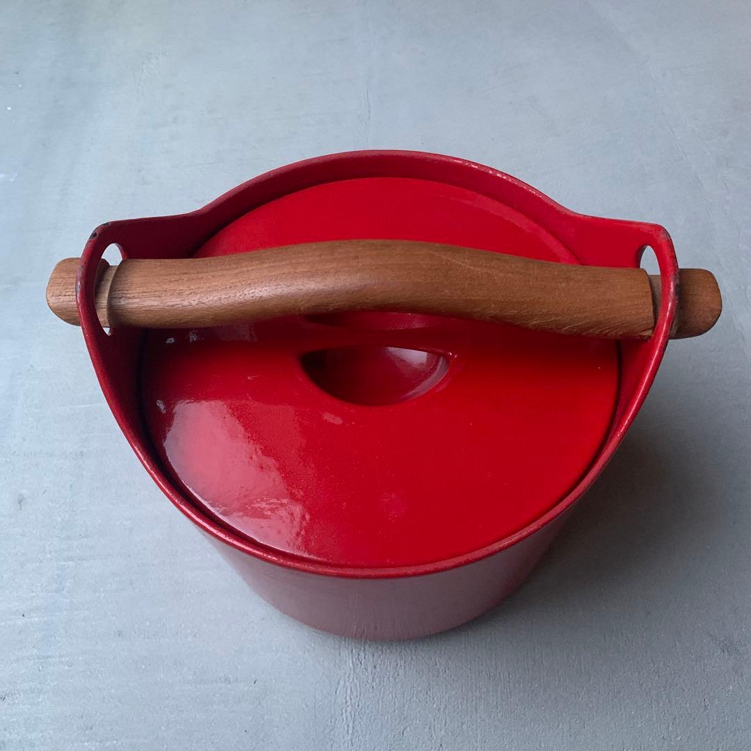 希少❗ティモ・サルパネヴァのキャセロール  レッド