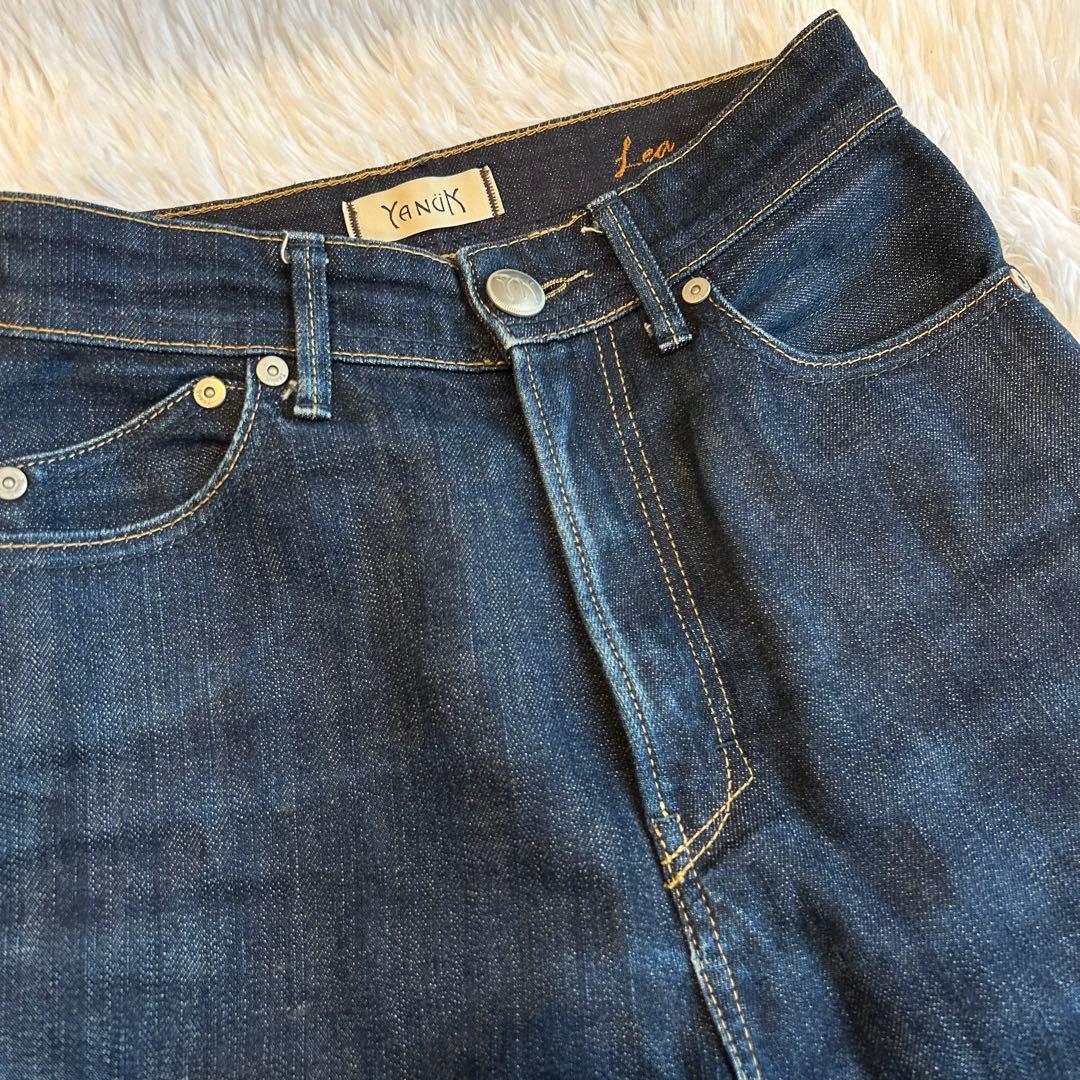 【定価2.6万円】YANUK ボーイズストレートデニムパンツ LEA 23