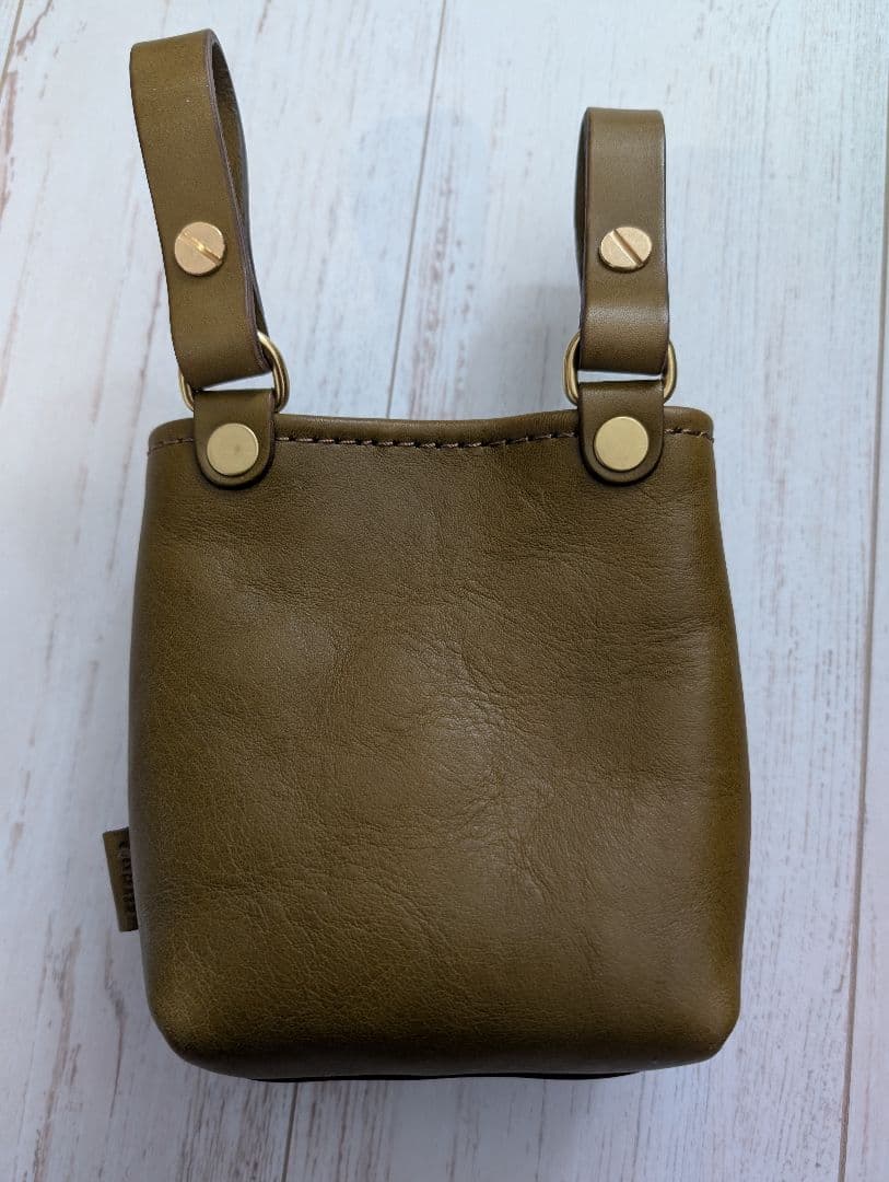 【新品未使用】HERZ　大工さんの腰袋的ベルトポーチ　グリーン