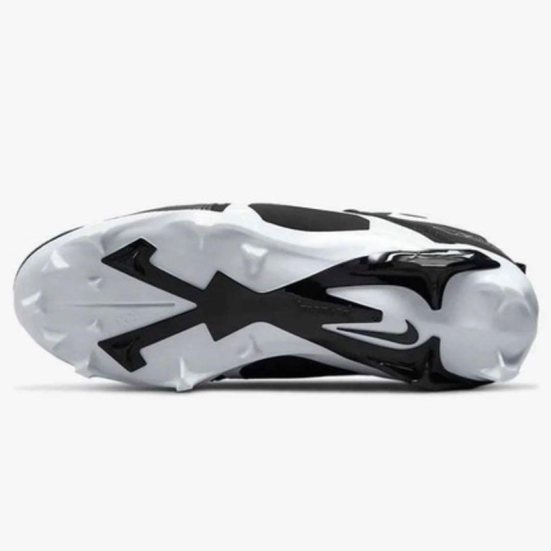 ナイキ 28.5 アルファメナス 3 アメフト スパイク シューズ 靴 黒 md