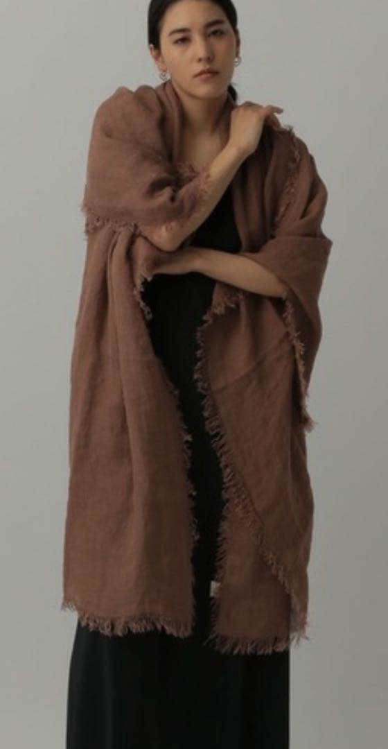 アソースメレ　ASAUCE MELER リネンフリンジストール