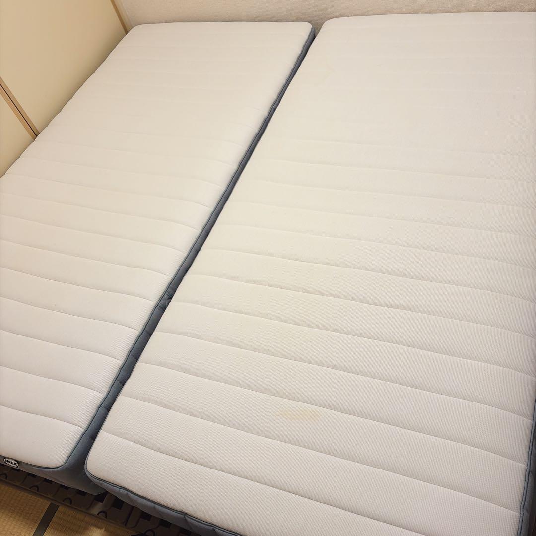 引き取り限定 IKEA シングルマットレス 2つセット