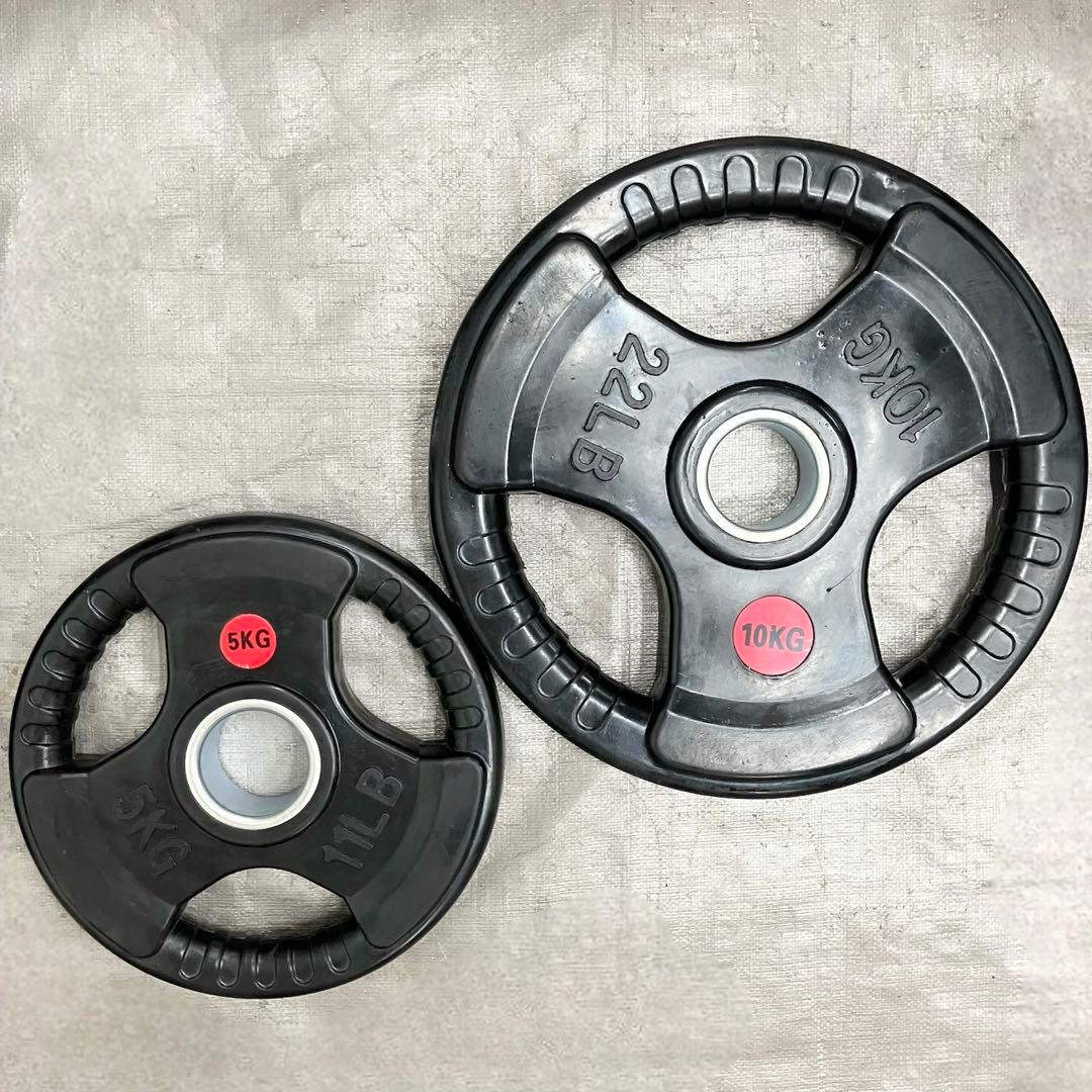 ★送料無料 5kg×2枚 10kg×2枚 計30kg バーベルプレート 新品特価