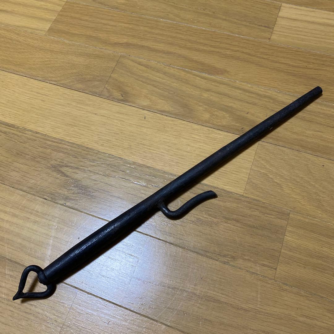 時代品 正宗 在銘 鉄地十手 武具