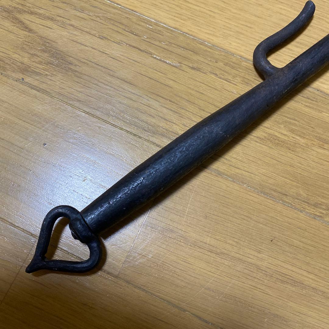 時代品 正宗 在銘 鉄地十手 武具