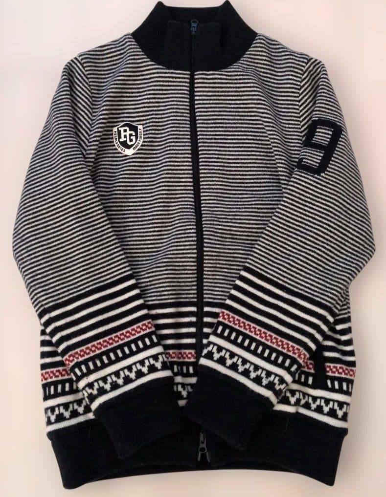 パーリーゲイツ　ニットブルゾン　ニットアウター　サイズ5　PEARLYGATES