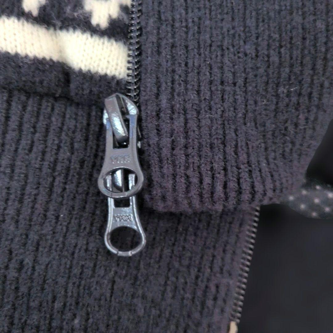 パーリーゲイツ　ニットブルゾン　ニットアウター　サイズ5　PEARLYGATES