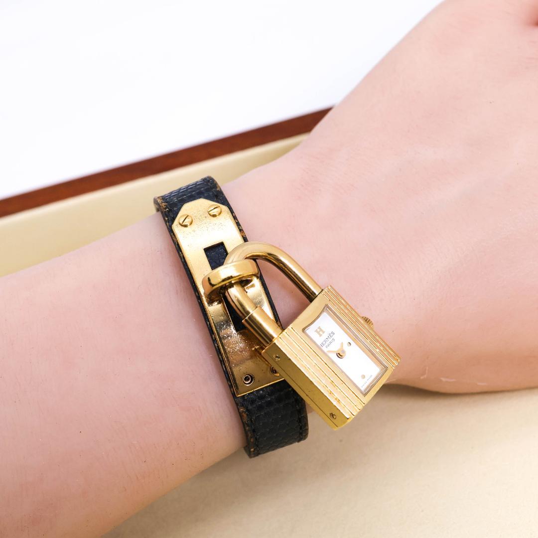 ジャンク品 Hermes ケリーウォッチ 腕時計 カデナ ヴィンテージ 2427