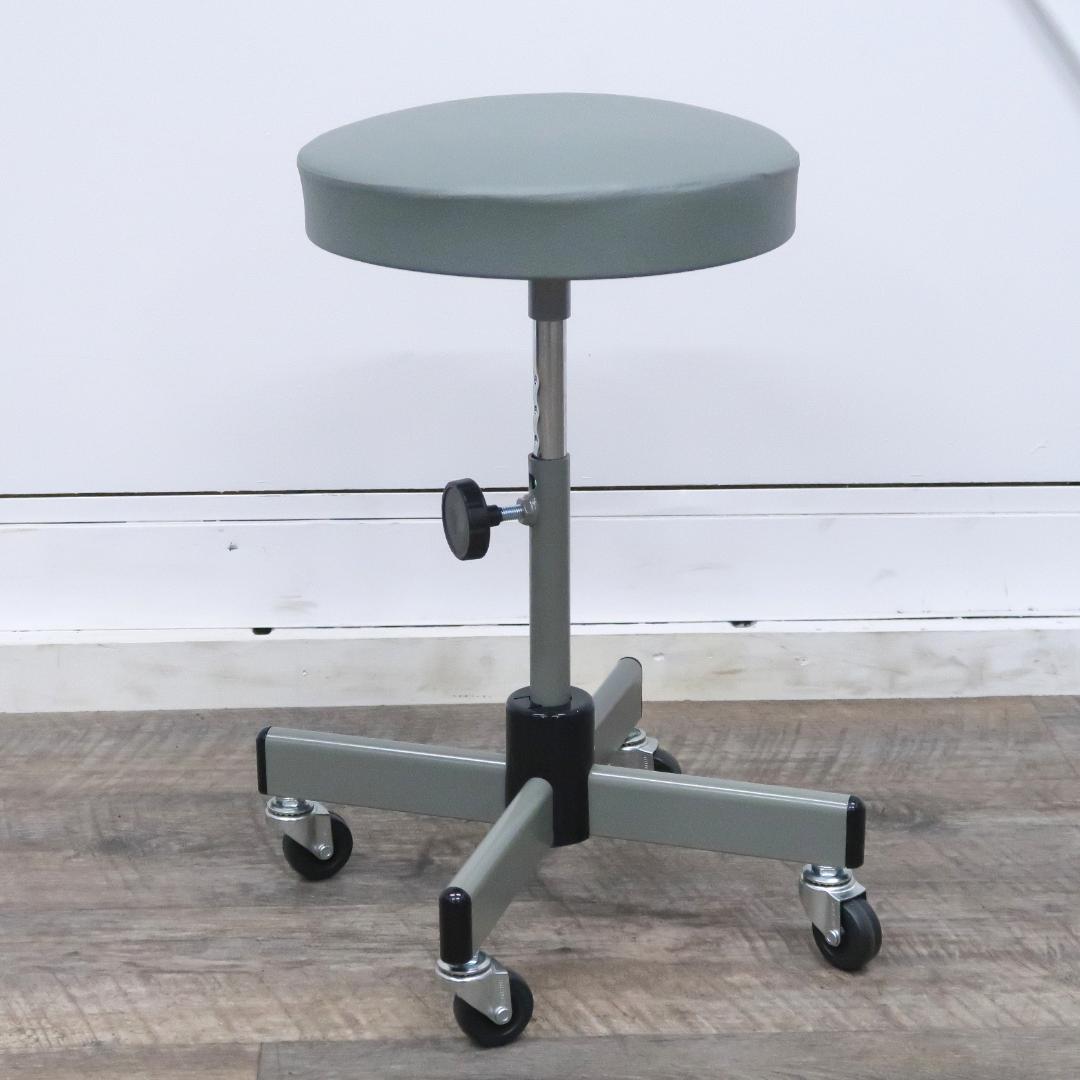 【未使用】作業 イス スツール 椅子 回転 丸椅子 病院 介護 レトロ