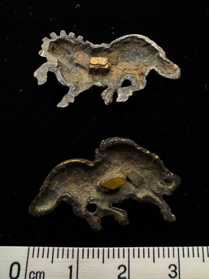 無銘 目貫 馬図 赤銅 日本刀 刀装具 骨董 古美術 アンティーク 江戸期