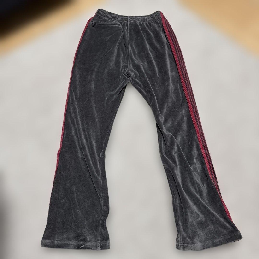 Needles ベロア　トラックパンツ　グレー