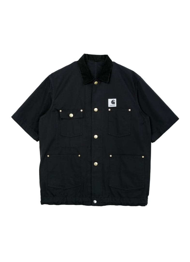 【26ss、サイズ2】sacai × carhartt Duck Shirt