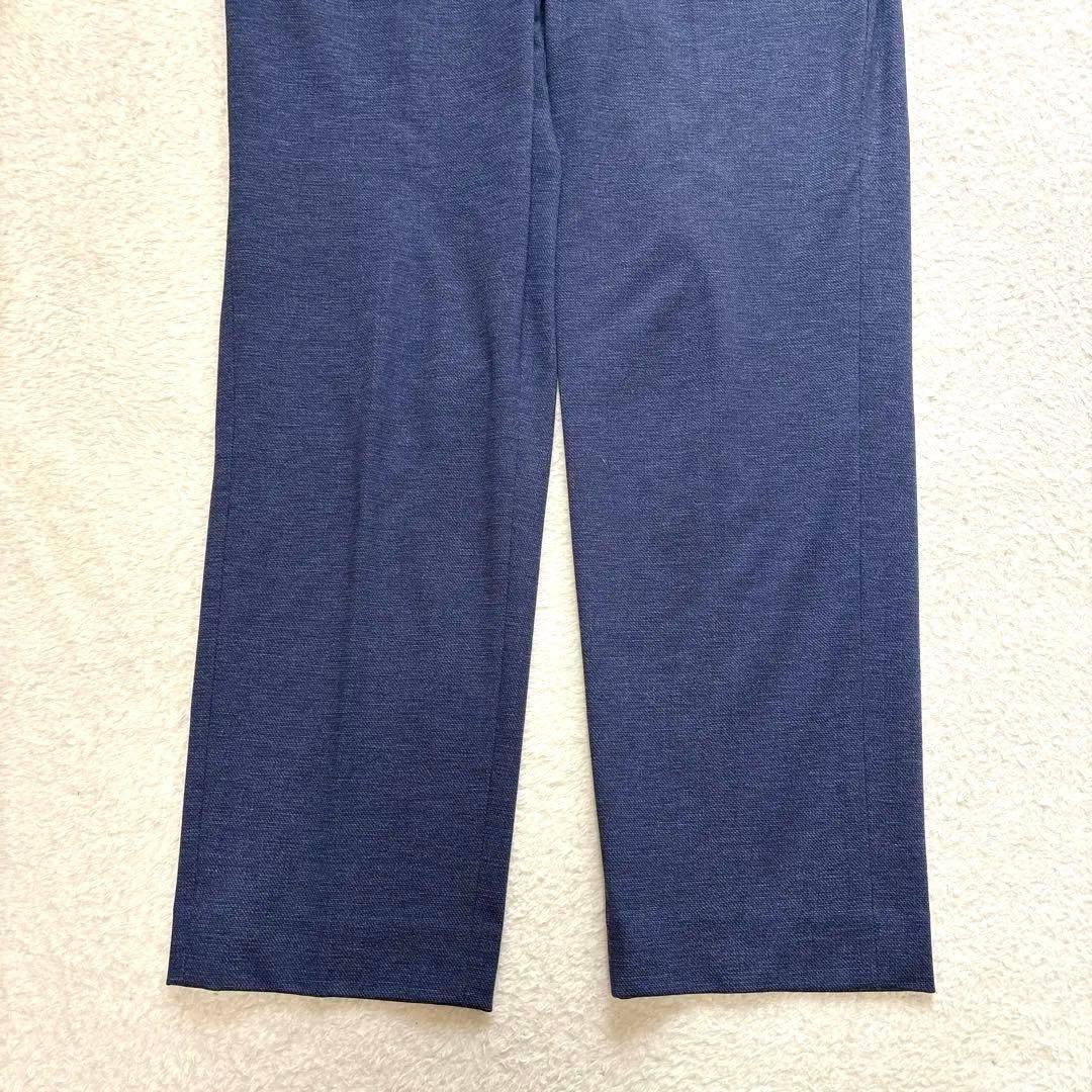 美品✨ユナイテッドアローズ　洗える ノーカラースーツ ネイビー セットアップ　M