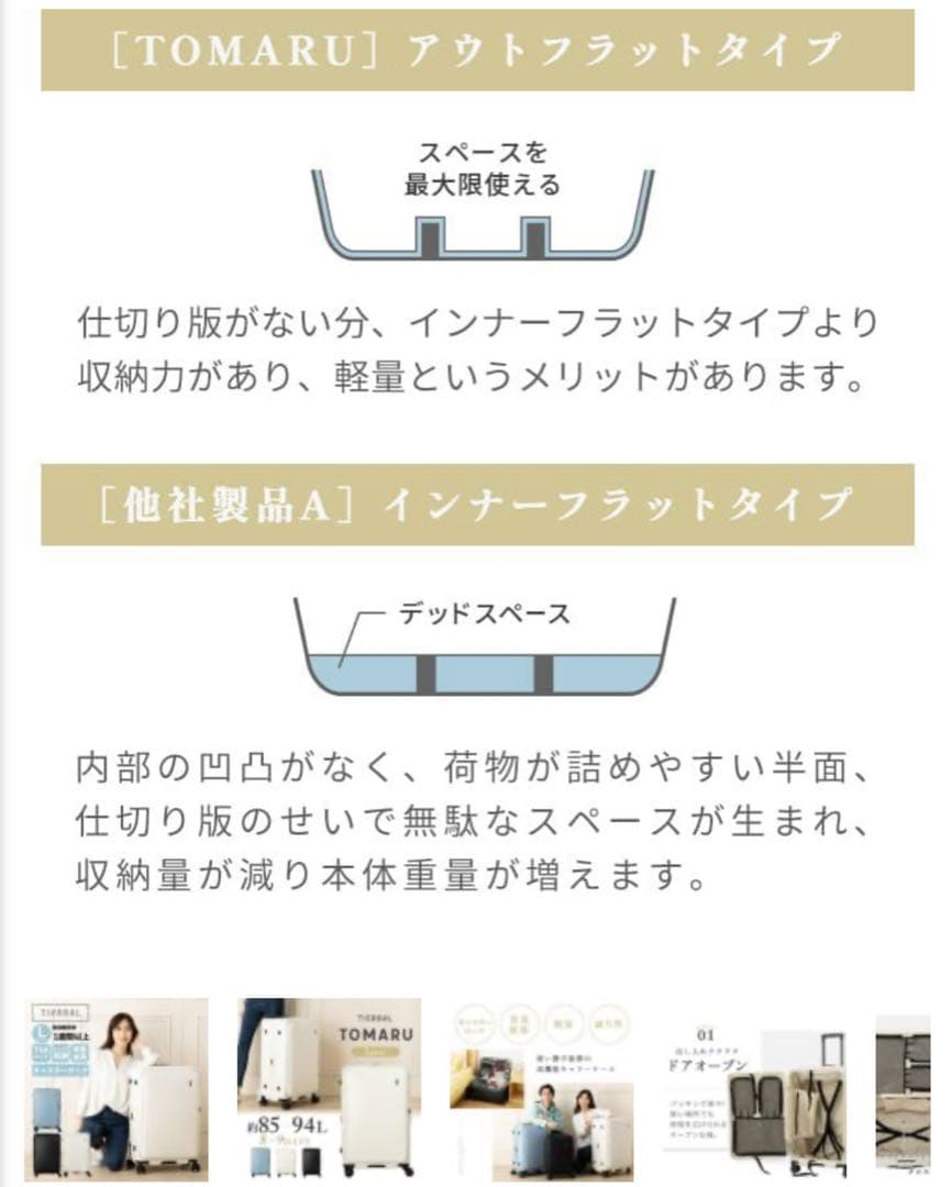 新品未使用 TIERRAL 長期 スーツケース 大型 94L 黒 大容量