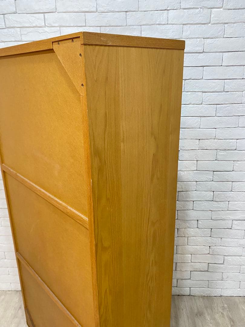 【東京都内23区配送無料】フランフラン アコルド タモ材 ブックシェルフ 本棚