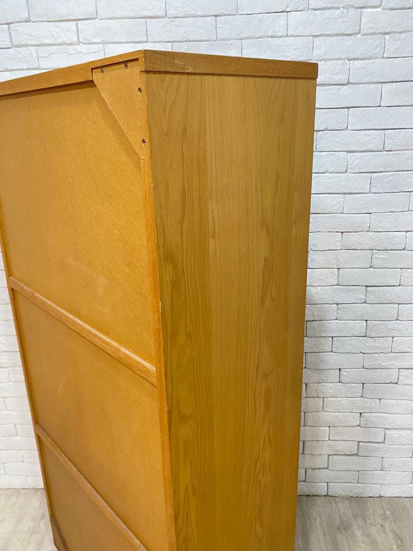 【東京都内23区配送無料】フランフラン アコルド タモ材 ブックシェルフ 本棚