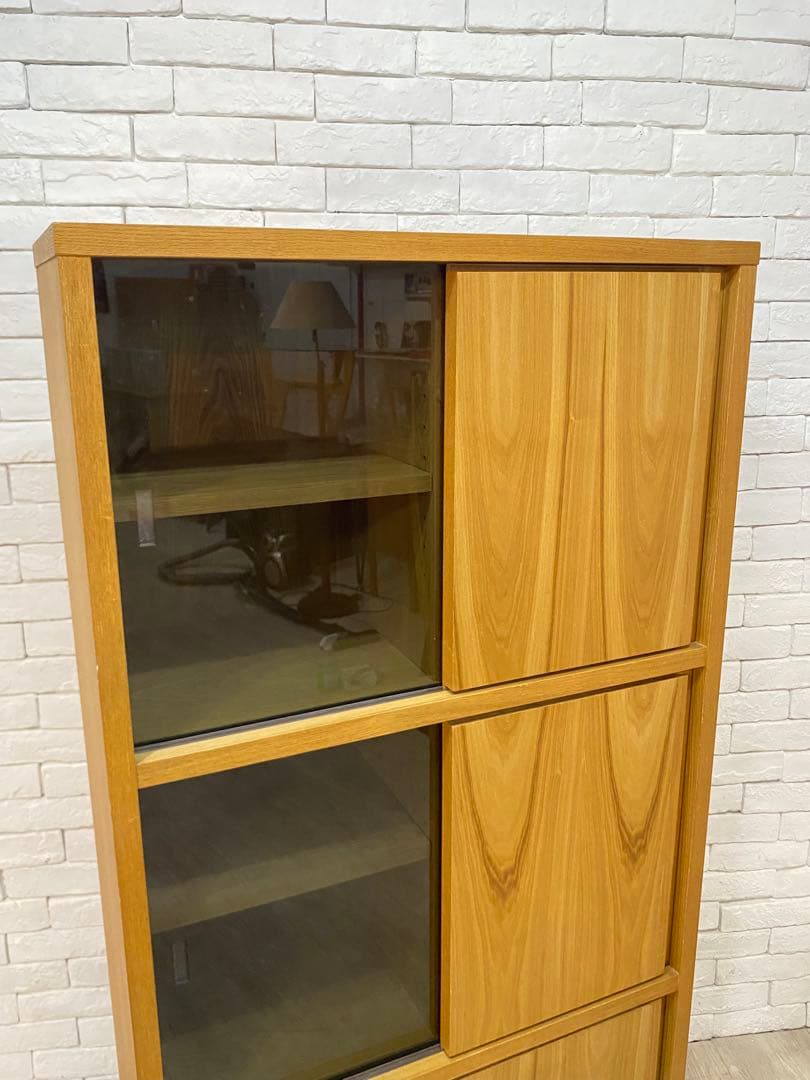 【東京都内23区配送無料】フランフラン アコルド タモ材 ブックシェルフ 本棚