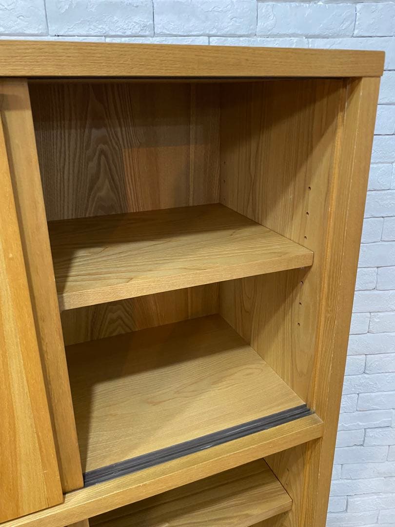 【東京都内23区配送無料】フランフラン アコルド タモ材 ブックシェルフ 本棚