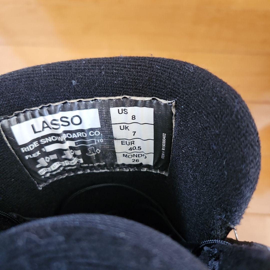 RIDE.LASSO .ダブルBoa.スノーボードブーツ .26.0cm