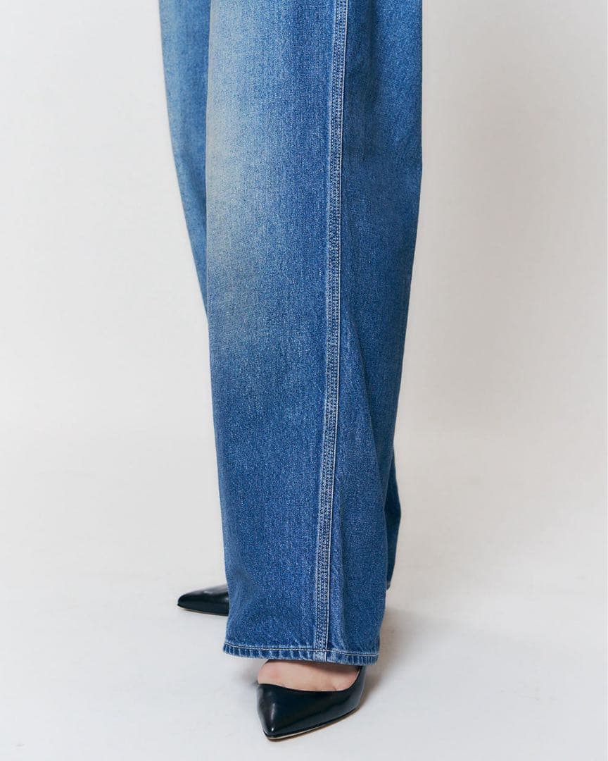 ★美品★シンゾーン shinzone TOOL DENIM PANTS ブルー