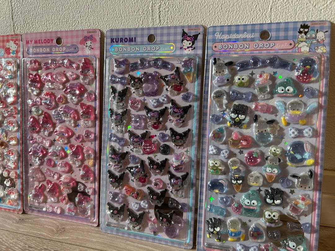 ボンボンドロップシール　サンリオ第二弾　正規品　5枚セット