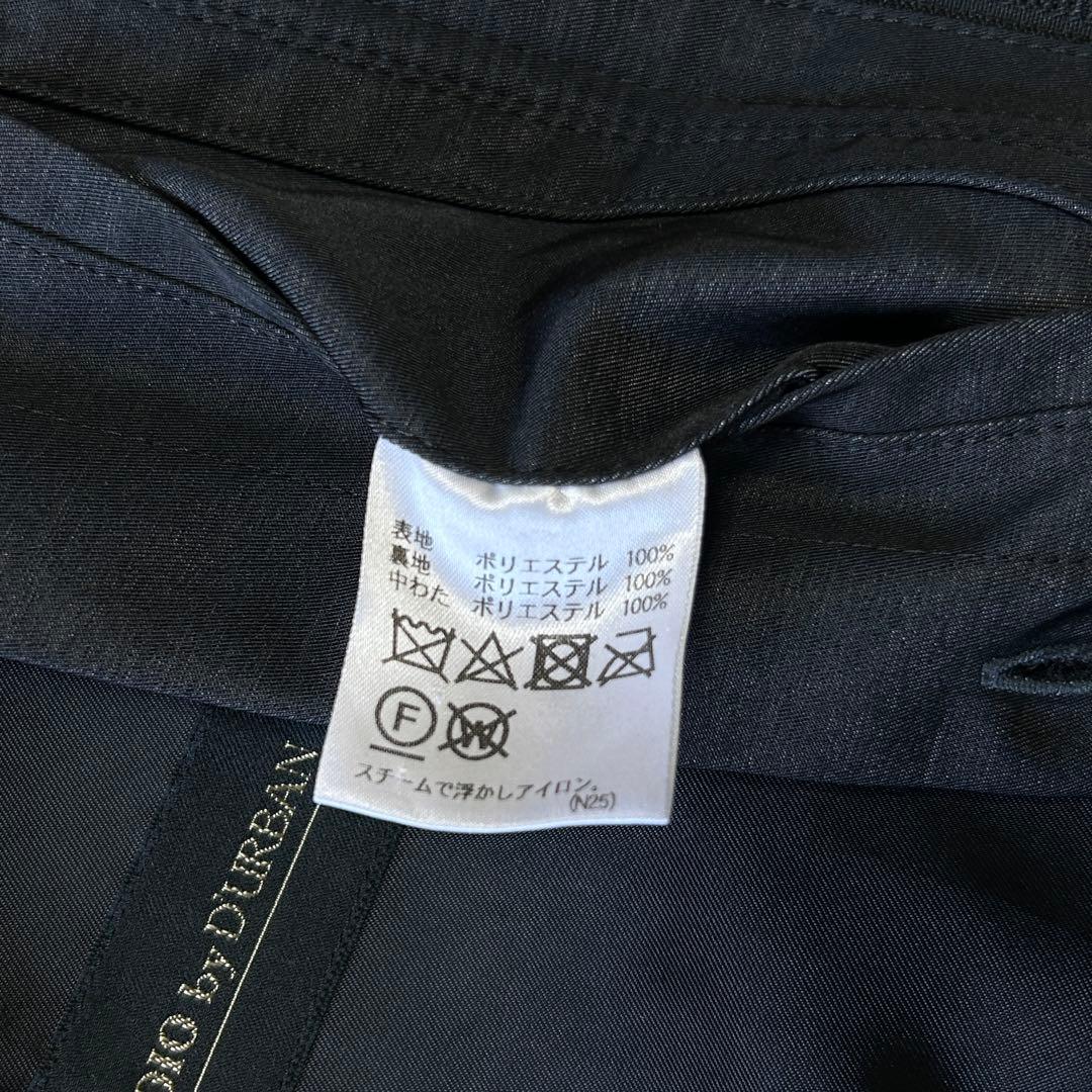 極美品 ダーバン スタンドカラー ダウンライナー ステンカラーコートLフード比翼