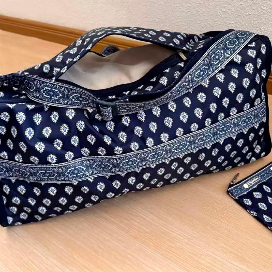 レスポートサック（LeSportsac） ボストンバッグ 大容量 ネイビー系