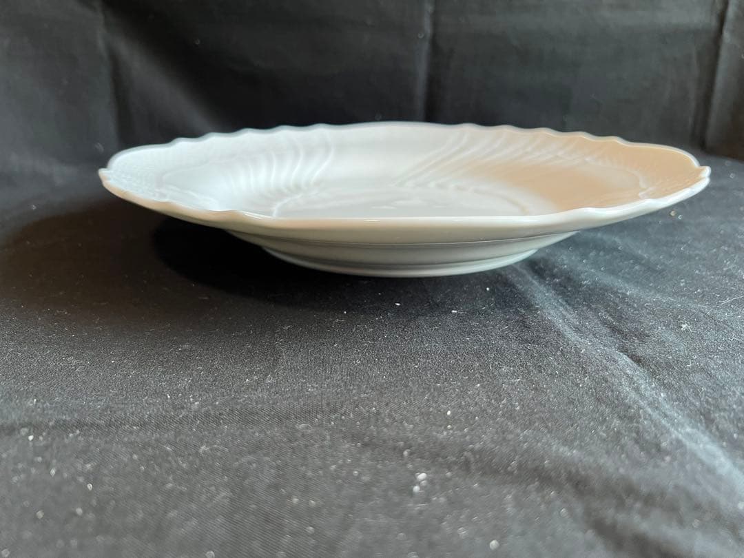 リチャードジノリ　ベッキオホワイト　ラウンドプラター　３種３枚