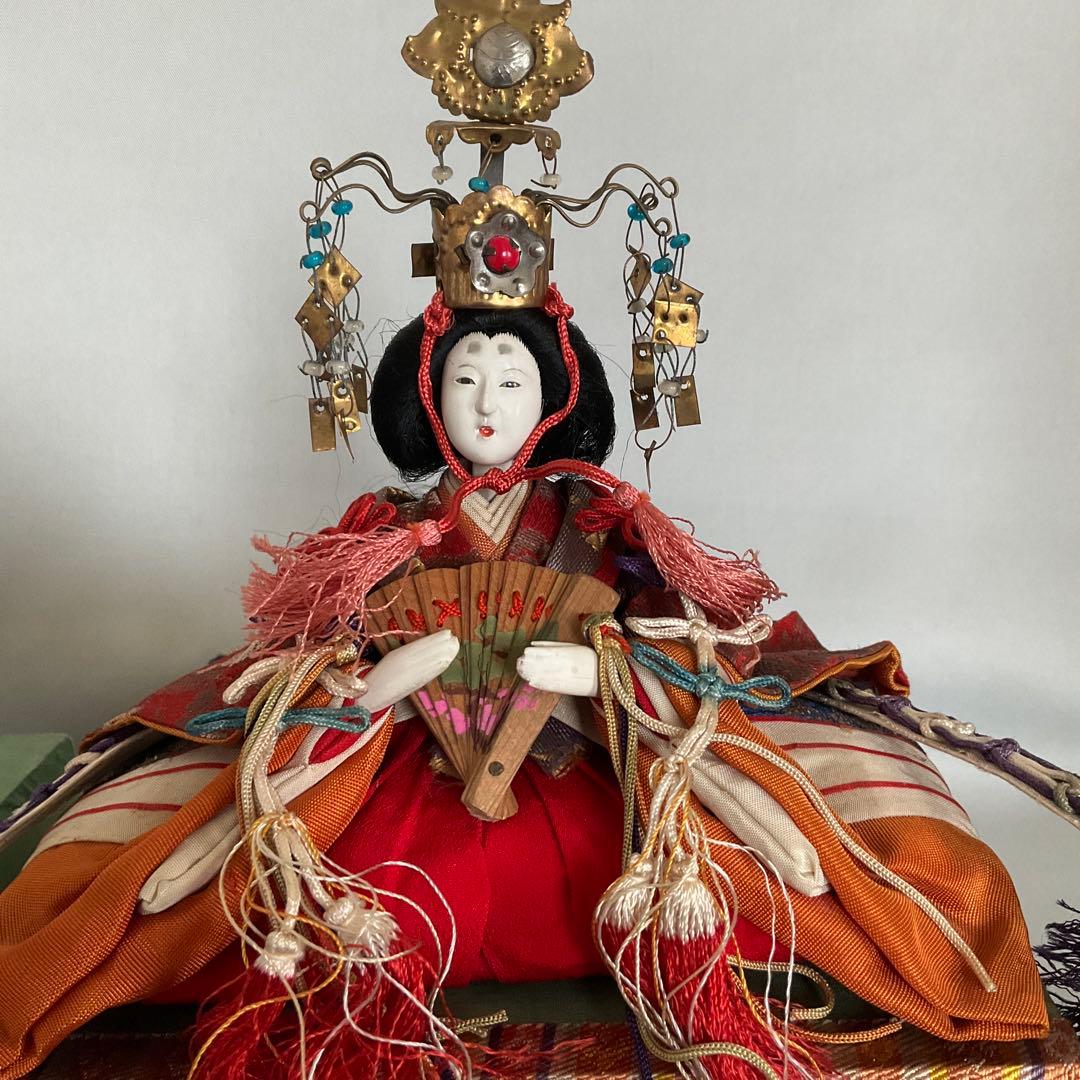 お雛様　親王飾　おひな様　雛祭り　レトロ　吊し雛　雛道具