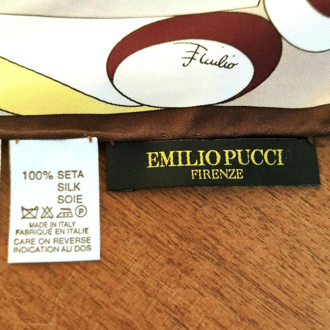 美品　EMILIO PUCCI　大判　スカーフ シルク　エミリオ・プッチ　レア