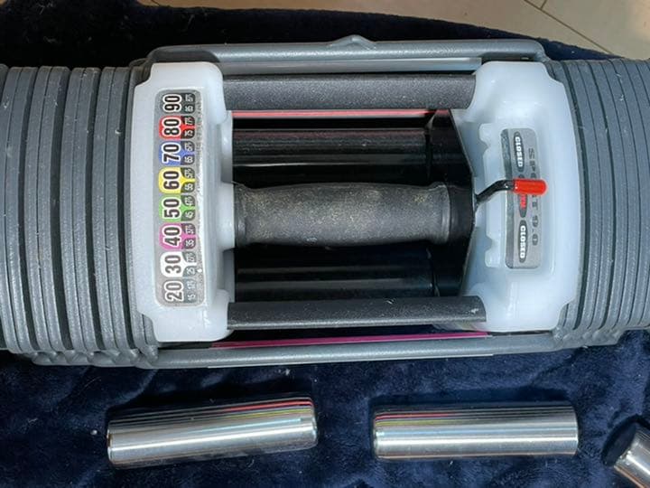 【値下げ】可変式ダンベル 80kg ベンチシート セット