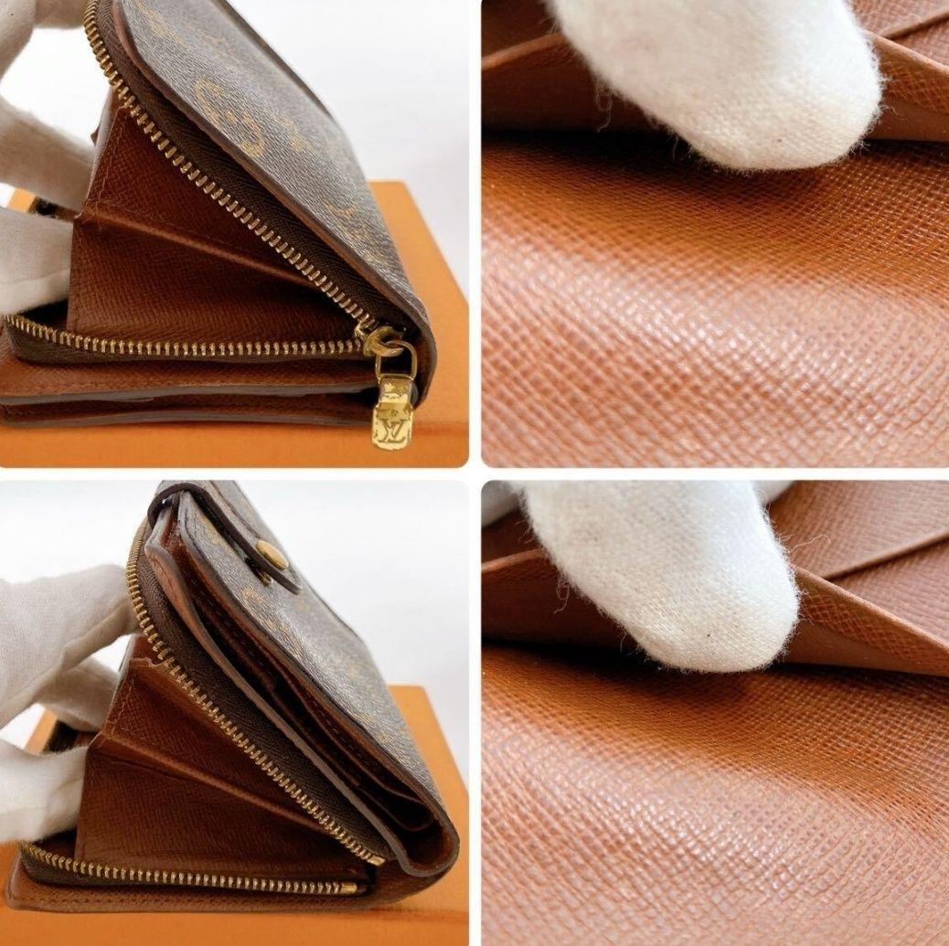 正規品 ルイヴィトン モノグラム コンパクトジップ 二つ折り財布
