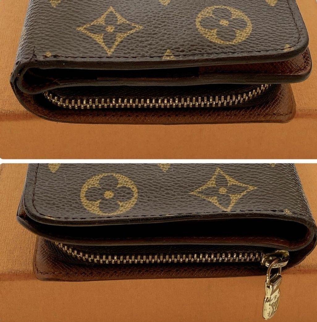 正規品 ルイヴィトン モノグラム コンパクトジップ 二つ折り財布