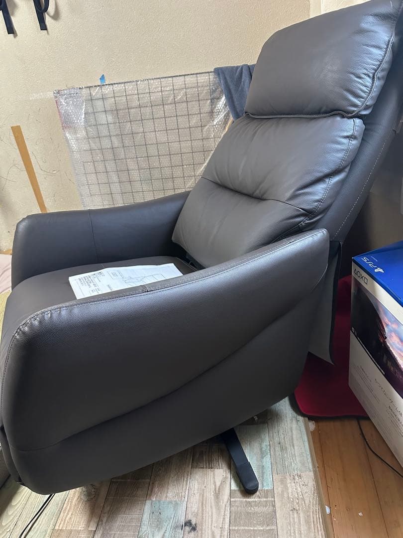 ★ニトリ 電動リクライニングチェア(2モーター ラグジェ BK)