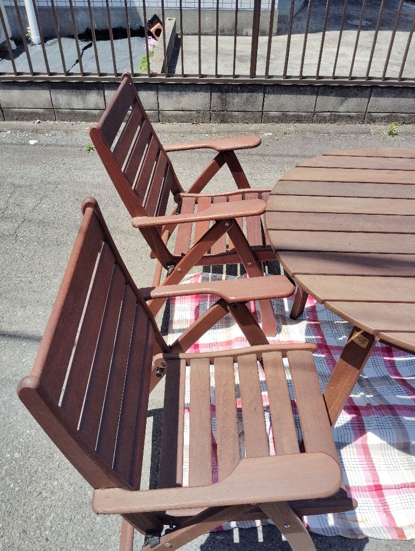 【専用　エース様】⭐️高級ガーデンテーブル&チェア　 東京都/神奈川県送料無料