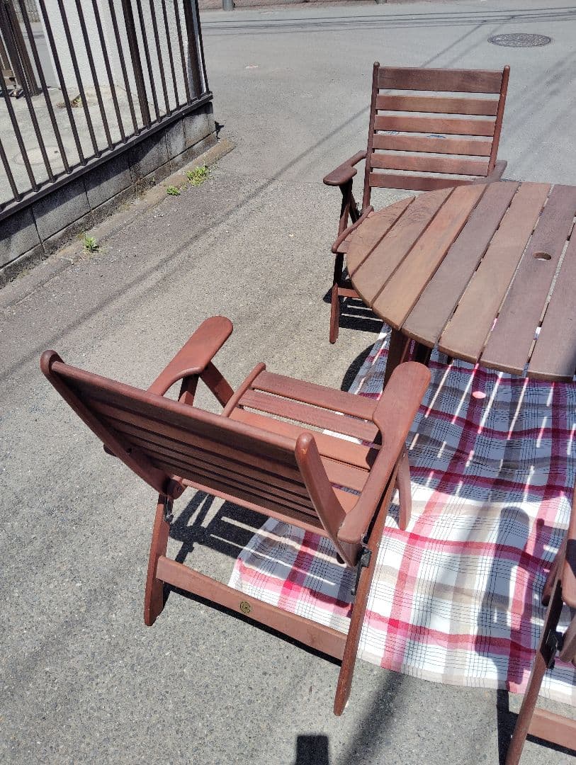 【専用　エース様】⭐️高級ガーデンテーブル&チェア　 東京都/神奈川県送料無料