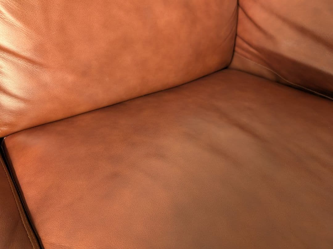LOWYA本革ソファ（キャメル）