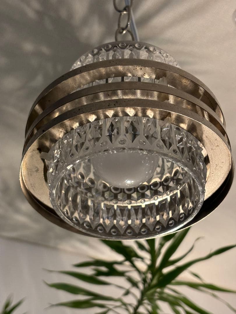 ビンテージガラス照明