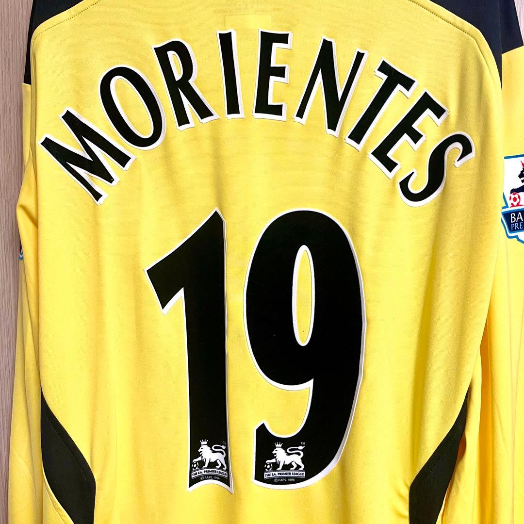 激レア　リバプール 04/06 アウェイ　長袖　ユニフォーム　モリエンテス