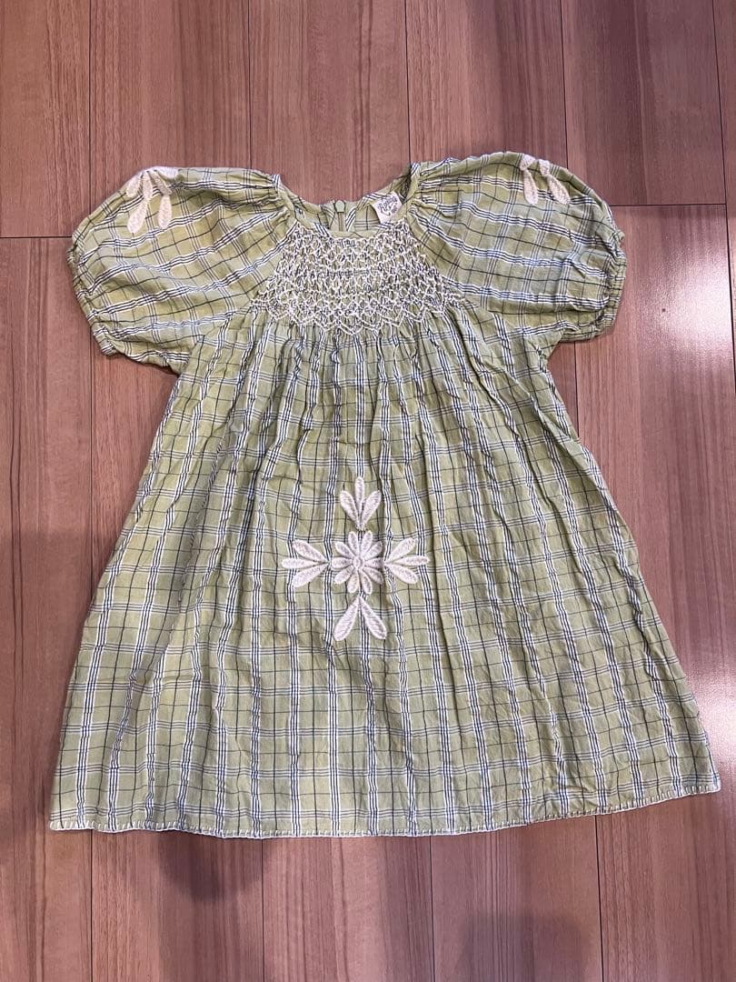 極美品 アポリナ キッズ 5-7 Y apolina kids ワンピース