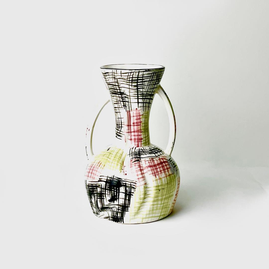 サルグミンヌ Sarreguemines 花瓶 フランス アンティーク雑貨