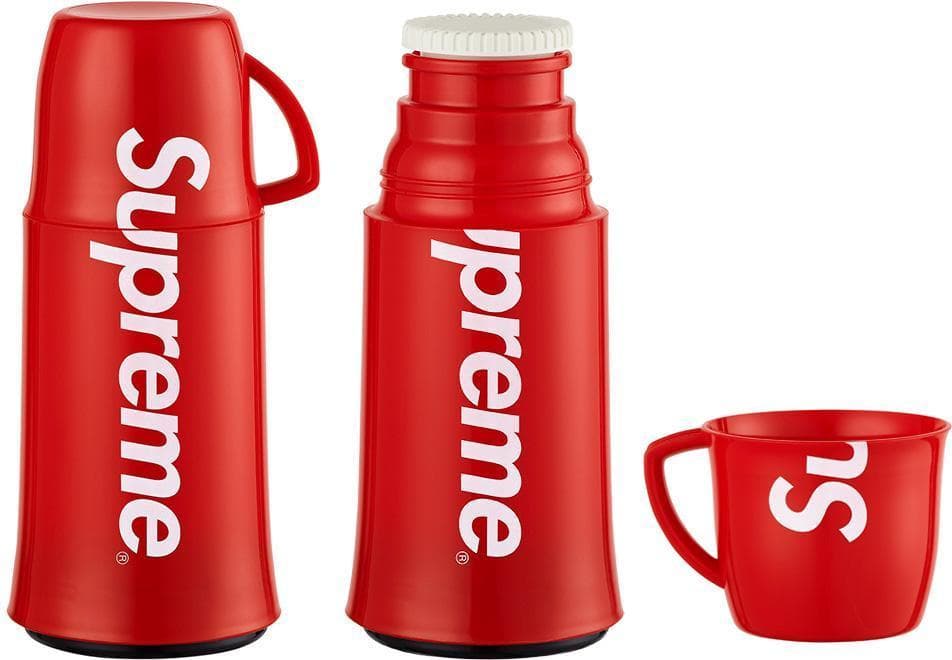 Supreme 赤い水筒セット 14fw helios logo thermos