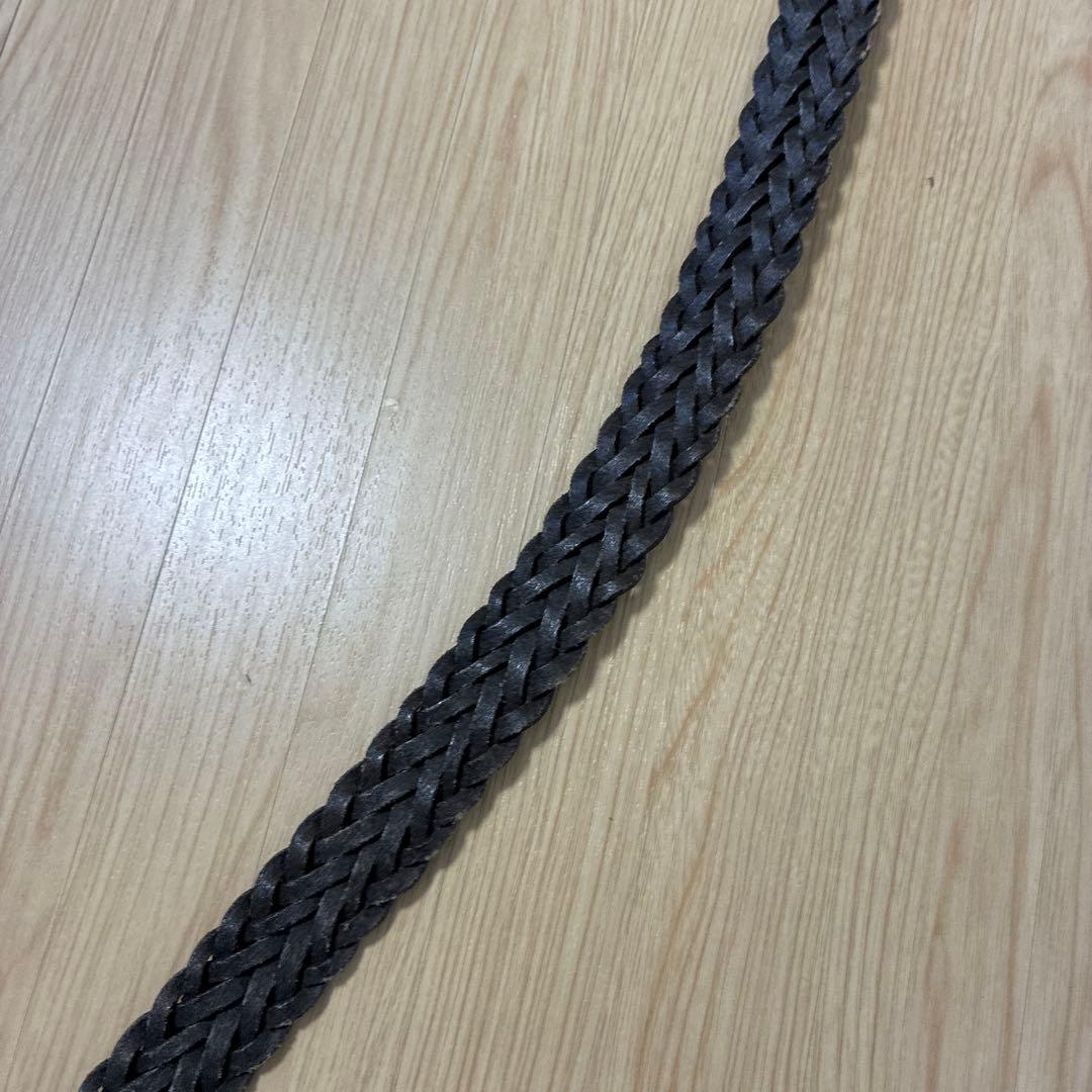 ホワイトハウスコックス　メッシュベルト　ブラック