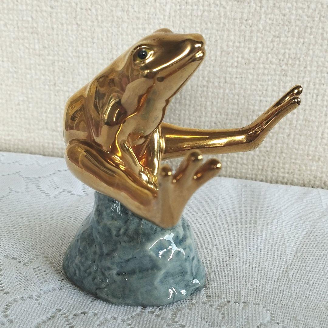 ロイヤルコペンハーゲン　幸運のカエル　置物