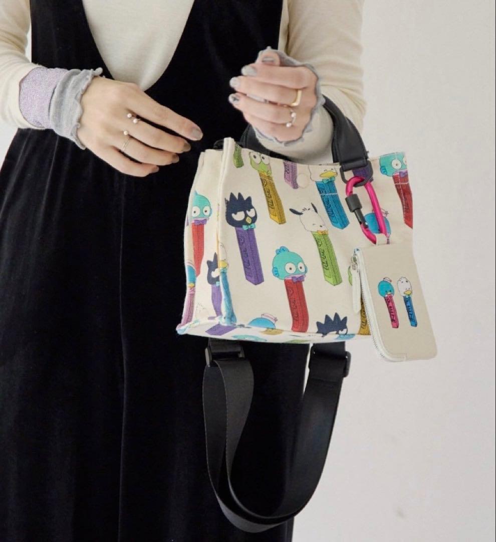 【はぴだんぶい×PEZ(ペッツ)×ear】コラボコットントートバッグS